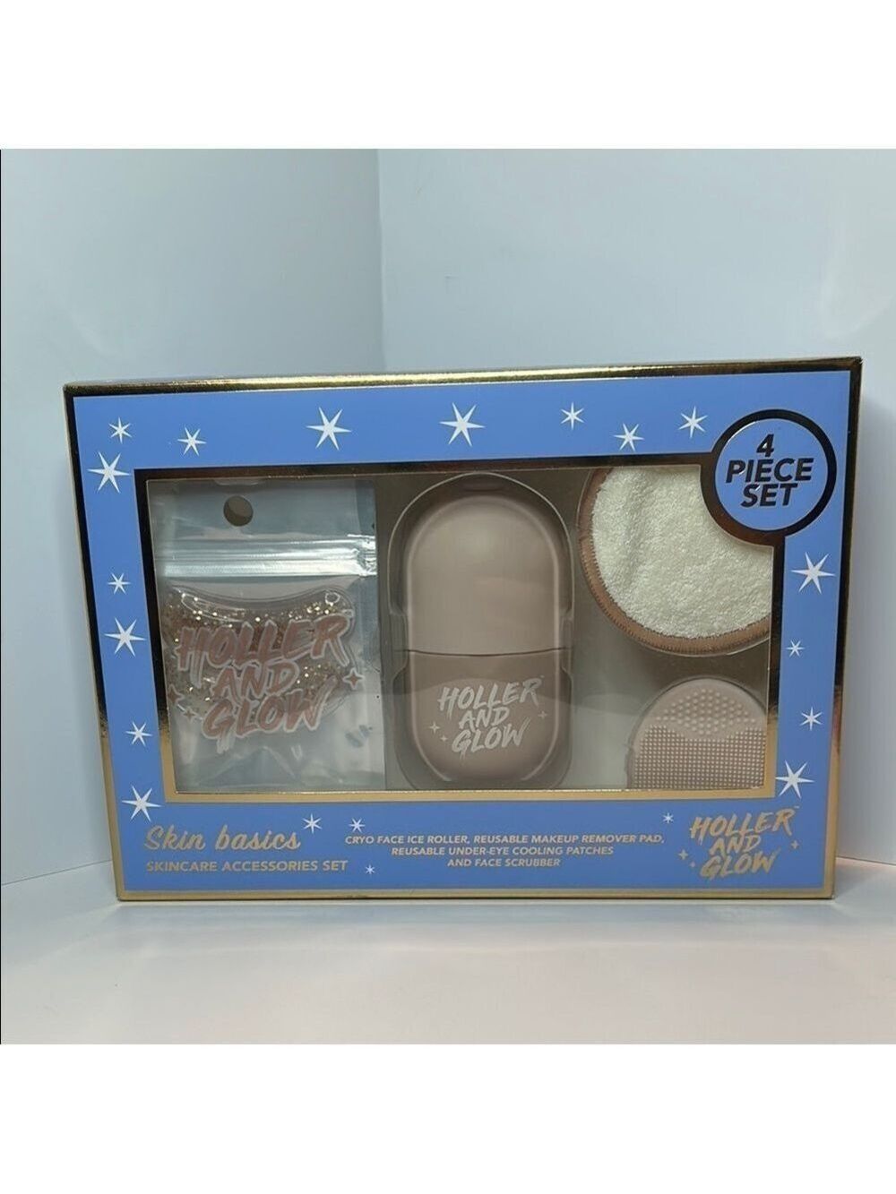 Holler and Glow Skincare Tool Set - 4 Piece Set NWT